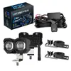 DXZExcl. Precio de Impuesto Set Personalizado de Focos para Motocicleta 12-80V 2 Luces 20W Doble Color Pequeña Potencia