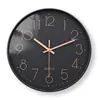 Reloj de Pared Moderno Creativo Simple para el Hogar de 8 pulgadas, Reloj Decorativo Silencioso de Lujo Ligero para Colgar en la Pared, Venta al por Mayor y Dropshipping Transfronterizo