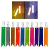 Suministro de imán de clip redondo de PVC reflectante, colgante para bicicleta de 15 cm de largo, se puede hacer todo tipo de especificaciones, impresión de logo