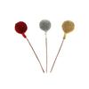 Cuentas de Vidrio para Frutas Doradas y Plateadas Fruta Roja Mirto Bayas Decoración Navideña Guirnalda Accesorios Navideños