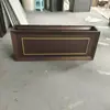 Caja de Flores de Acero Inoxidable para Exteriores Valla Divisoria de Plaza Pública Ranura para Flores Combinación Playa de Flores Rectangular de Hierro Forjado para Jardín