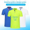 Camiseta de manga curta de secagem rápida, macacão com combinação de cores personalizada na lapela, camisa polo personalizada, roupa de publicidade corporativa com logotipo estampado