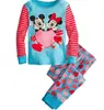 Ropa Nueva de Manga Larga para Niñas y Bebés Oruga Colorida de Dibujos Animados Conjunto de Ropa para el Hogar Pijama K240