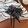 Pinza de Plátano con Flores de Lunares Dulces y Juveniles, Pasador de Lazo para Mujeres, Adecuado para Peinados de Moño y Coletas