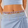Moda Retro Transfronteriza Europea y Americana Cadena de Cintura de Perlas de Imitación Cadena Corporal Sexy con Borla Joyería para Mujeres