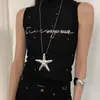 Colgante de Bolsa Tejida Vintage Cadena Larga para Mujer con Acabado de Alta Gama, Cadena Larga Extensa de Nicho, Estilo Largo para Personas de Tallas Grandes, Accesorio para el Cuello
