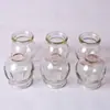 Frascos de Vidrio para Ventosaterapia del Fabricante, Transparentes Antideslizantes de Vidrio para Terapia de Fuego, Juego de Frascos de Vidrio de Vacío para Hogar al por Mayor