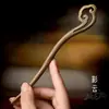 Grampo de Sândalo Verde, Grampo de Sândalo Estilo Antigo, Grampo de Sândalo Chinoiserie Verde Novo de Alta Qualidade, Grampo de Cabelo, Acessórios de Cabelo da Dinastia Han