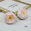 Flor de Peonía Pequeña Europea Flor de Peonía Redonda Artificial Caja de Flor de Peonía Ropa Pasador de Pelo Tocado Paquete de Materiales DIY Caja de Azúcar Sombrero Flor para Zapatos