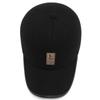 Gorra de béisbol con protección para los oídos, informal, cálida, con forro polar, para hombres de mediana edad y ancianos, para otoño e invierno, gorra de lana vieja con visera
