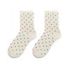 Calcetines de rizo con puntos de onda para niños primavera y verano delgados antibacterianos transpirables de algodón al por mayor con zapatos Birkenneth calcetines Joker para mujer