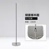 Acessórios para Suporte de Modelo: Placa Quadrada Espelhada de Aço Inoxidável Espessa Famosa na Internet, Base Triangular com Rodízios Universais para Exibição de Modelo