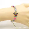 Amazon Transfronterizo Aleación Aceite de Goteo Unicornio Tortuga Arcilla Suave Pulsera Tejida Set de 12 Piezas para Niños Regalo Juguete de Moda