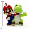 Llavero Figura de Super Mario Dibujos Animados Super Mario Llavero para Coche Figura de Caja Sorpresa Mario