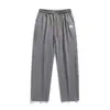 Pantalones Casuales para Hombre Enbu Verano Nuevo Estilo Americano Marca de Moda Caída Sensación de Hielo Sueltos Rectos Pierna Ancha Versátiles para Hombre