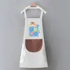 Avental para Uso na Cozinha, à Prova de Óleo, Estilo Novo, Impermeável, Moderno, Fofo, Avental de Cozinha, Roupa de Trabalho para Cozinha Doméstica