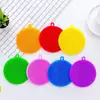 Cepillo de Silicona para Lavar Platos, Raspador de Ollas Específico para Cocina No Grasoso, Herramienta Mágica para Lavar Platos, Cepillo de Limpieza, Estropajo, Paño para Lavar Platos