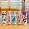 Taza Térmica de Acero Inoxidable para Doble Bebida con Dibujos, Vacío, Taza Infantil con Popote, Stitch Taza para Doble Bebida, Mickey Taza de Agua para Estudiante