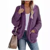 Otoño/Invierno 2026 Comercio Exterior Transfronterizo Nuevo Llegada Amazon Tallas Grandes Cordón Tejido Grueso Cárdigan Abrigo Suéter Mujer