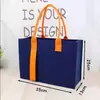 Bolsas de Feltro Atacado com Fitas, Bolsas de Compras de Feltro Casuais e Versáteis, Brindes Promocionais, Fitas de Presente, Bolsas Tote de Feltro