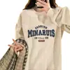 Sudadera de cuello redondo holgada para mujer, nuevo estilo otoño e invierno 2026, con forro polar y engrosada, sin capucha, en blanco y gris, top extremadamente elegante
