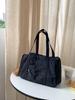 Bolsa Tote Nova para o Dia a Dia Transfronteiriça, Bolsa Esportiva Coreana de Grande Capacidade para o Trabalho, Bolsa de Ombro Casual Feminina de Nylon para a Aula
