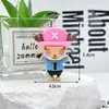 Llavero de One Piece Colgante de Goma Blanda Animación de Dibujos Animados Luffy Llavero de Coche Adornos Colgantes Caja Sorpresa Muñeca Pequeña Personalización
