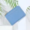 Monedero Ultrafino para Tarjetas para Mujer Estilo Coreano Monedero con Cremallera para Tarjetas Color Caramelo Tarjetero para Estudiantes/Autobús Tarjetero para Tarjetas Bancarias Bolsa para Dólares