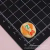 Juguete de caramelo caricatura 3D pan resina accesorios DIY pegamento de crema funda de teléfono hecha a mano Crocs accesorios para el cabello llavero