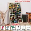 Tablero de exhibición de pegatinas para refrigerador, tablero magnético para maquillaje en la pared, tablero de mensajes retro, pizarra, tablero decorativo para café, notas post-it para pan