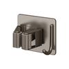 Kele soporte para trapeador de acero inoxidable sin perforaciones, estante de pared para escobas de baño, gancho de clip para trapeador montado en la pared