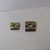 Acessórios para placa guia de pressão de elevador galvanizada, cinto de absorção de choque de trilho guia, código de pressão, placa de pressão grande oca, placa de pressão do trilho principal
