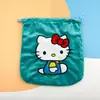 Bolsa de felpa estilo japonés linda para monedas con cordón bolsa portátil para guardar toallas sanitarias accesorio JK bolso cruzado pequeño simple