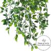 Planta de Enredadera Artificial para Decoración de Pared, Planta Verde Colgante de Enredadera Mandala con Hojas Verdes Realistas