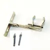 Suporte Ajustável para Varão de Cortina Suporte de Fixação de Varão Único Suporte de Suporte para Trilho de Varão Romano Extensão Sem Furo Montagem Superior Lateral