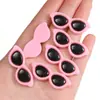 Accesorios para Gafas de Sol de Corazón Redondo de Acrílico Joyería Hecha a Mano DIY Accesorios para Ojos de Muñeco de Peluche