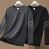 Moletom Masculino 300g, Estilo Primavera e Outono, Solto e Versátil, Blusa de Moletom Pulôver da Moda com Gola Redonda, Jaqueta sem Capuz