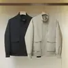Chaqueta Harrington Corta Casual para Hombre Estilo 2026 Primavera Nueva Ropa de Trabajo Versátil Retro Chaqueta con Cuello Alto