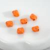 Cuentas sueltas irregulares de color caramelo, cuentas de carambola, cuentas perforadas, accesorios de cadena para teléfono móvil de aleación DIY