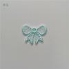 Malha Arco Bordado Pano Adesivo Hairpin Acessórios Lace Bow Bordado Peça Acessórios Patch Bordado Patch