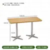 Combinación de Mesa y Silla para Restaurante Occidental, Silla de Comedor para Restaurante, Tienda de Té con Leche de Ocio, Juego de Mesa y Silla para Cafetería, Comercial para Restaurante