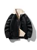 Chaqueta de Trabajo Patchwork Marrón Cálido Maillard para Hombre Primavera Otoño Abrigo Cortavientos para Exteriores Holgado Casual Top Deportivo