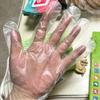 Luvas descartáveis de grau alimentício extra grossas à prova d'água espessadas comercialmente filme para as mãos filme plástico caixa transparente removível