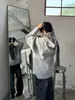 Suéter con Capucha de Punto Grueso Cálido Estilo Perezoso de Alta Gama Versátil Estilo Americano Directo de Fábrica para Hombres y Mujeres Temporada de Otoño e Invierno
