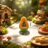 Mini Fatias de Frutas Meio Cortadas Decoração de Cena em Miniatura Brinquedo Alimentício Modelo Adereços Chaveiro de Resina Acessórios DIY
