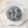 Pinza para el Cabello con Estampado de Leopardo y Flores de Organza Estilo Coreano para Mujer 2026 Nuevo Tamaño Grande Pinza de Tiburón para Recogido en la Parte Trasera del Cabello Accesorio para el Cabello