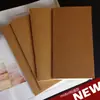 21*11 Refil de Caderno de Viagem, Diário Costurado com Selim, Bloco de Notas, Papel Kraft, Estilo Vintage Nostálgico