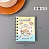 Caderno Fofo Urso Manteiga Ins de Aparência Elevada Desenho Animado com Espiral Caderno Mini Portátil para Estudantes