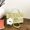 2025 Nuevo Bolso de Hombro Versátil Simple de Moda para Mujer Bolso Cruzado Transfronterizo Bolso de Mano Estilo Coreano Bolso Cuadrado Pequeño para Mujer