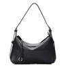 2026 Nova Bolsa Feminina de Couro Genuíno Temperamento Tendência Toque de Luxo Bolsa de Ombro Único Elegante Estilosa Grande Capacidade Bolsa Transversal